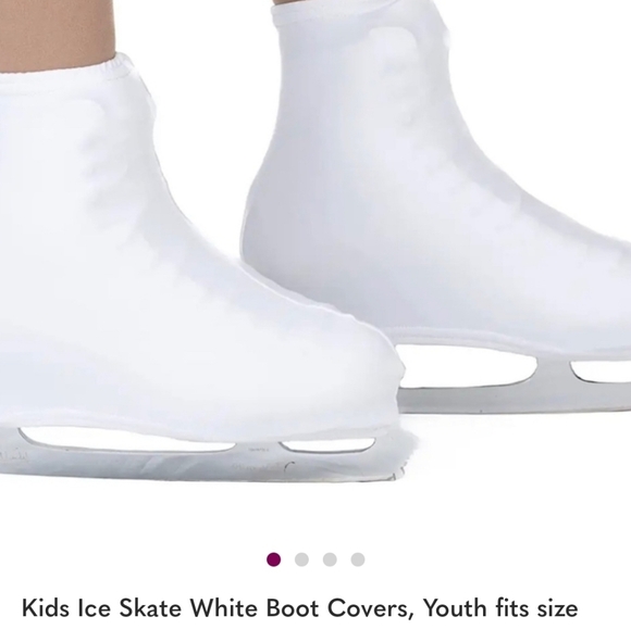 Kids Ice Skate Roller Skates Boot Covers Youth size 10-3 Purple Fun Birthday - Picture 2 of 3